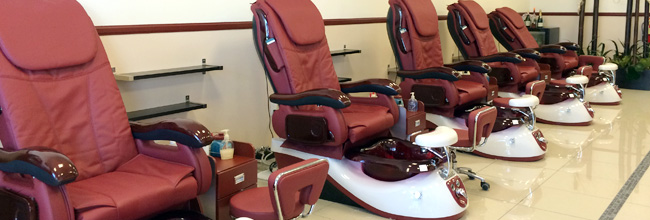 Left side - for the feet